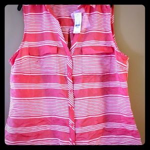 Sale Sleeveless a line blouse